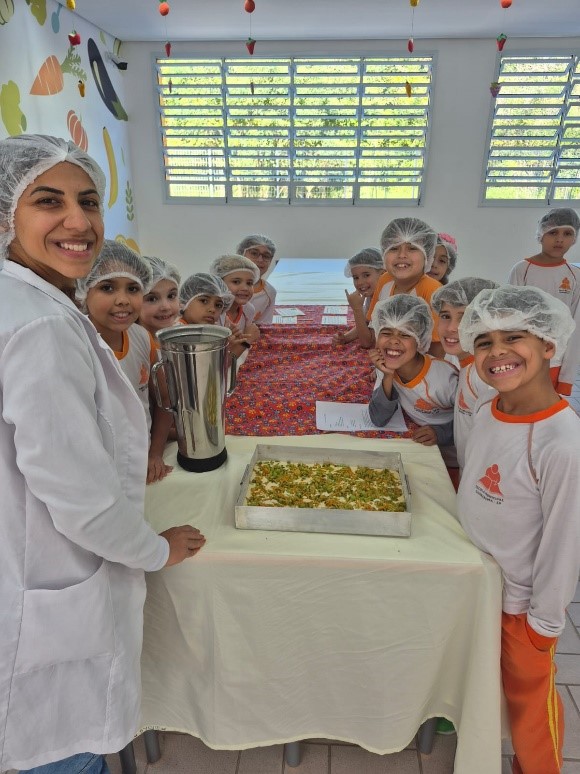 Guararema promove atividade sobre alimentação saudável nas escolas