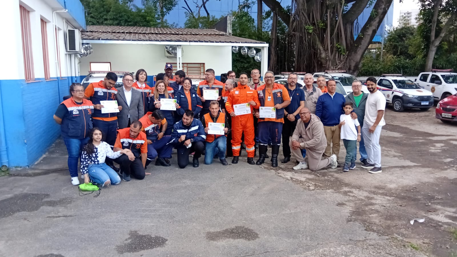 Agentes da Defesa Civil de Suzano concluem treinamento especializado em Guarulhos