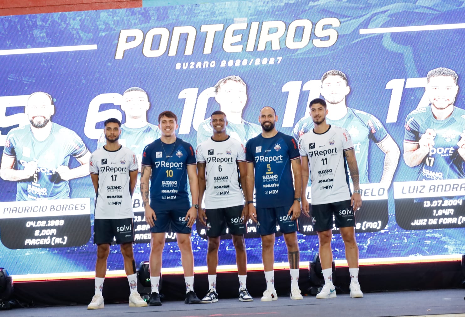 Suzano Vôlei apresenta elenco e novos uniformes para a temporada 2026/27