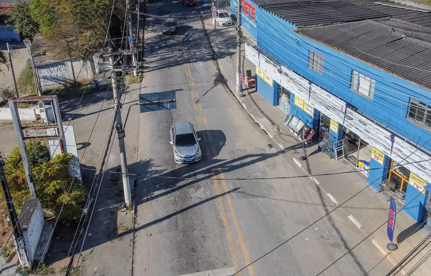 Rodovia Alberto Hinoto é liberada após obras da Sabesp em Itaquá