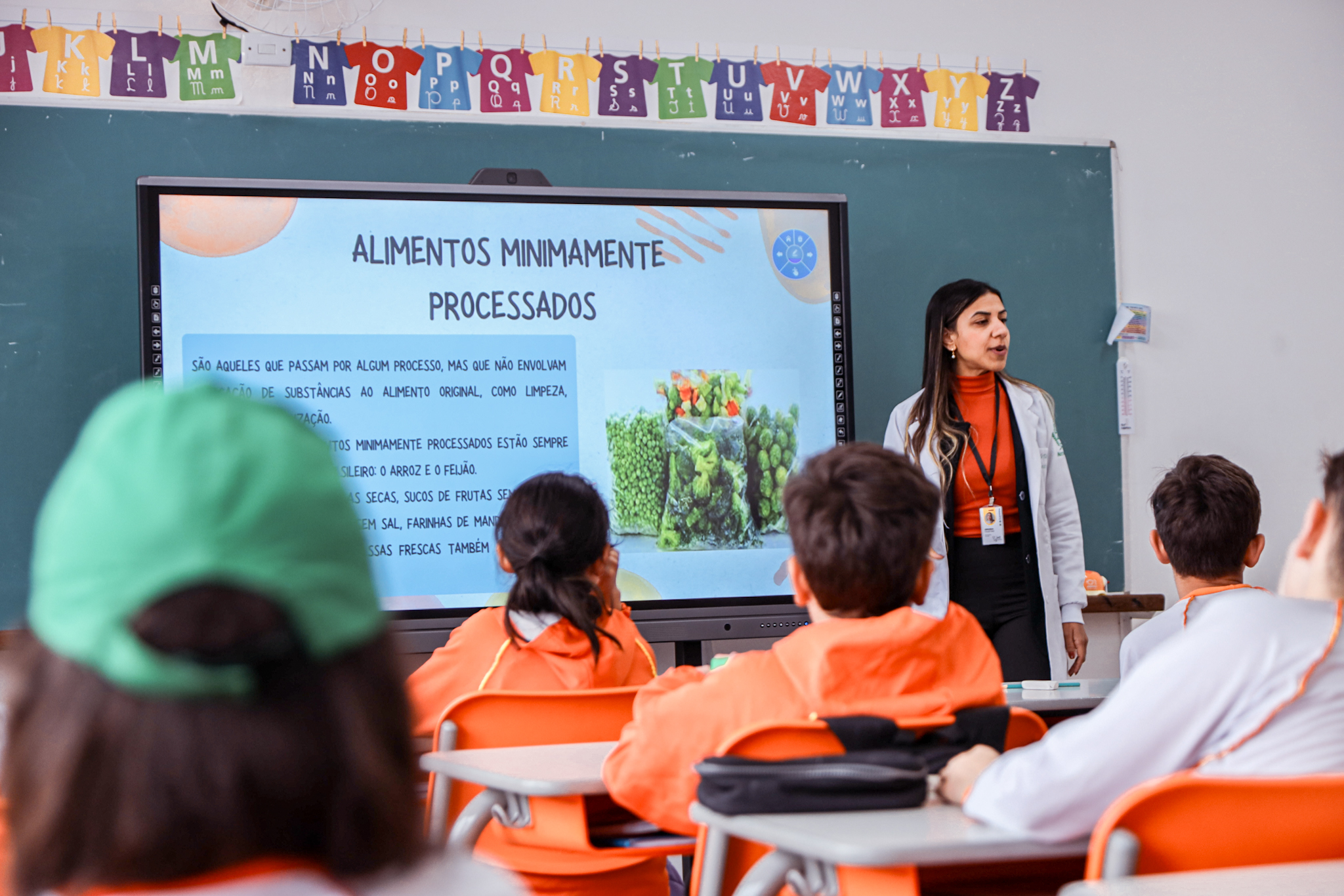 Alunos de Guararema aprendem sobre alimentação saudável nas escolas