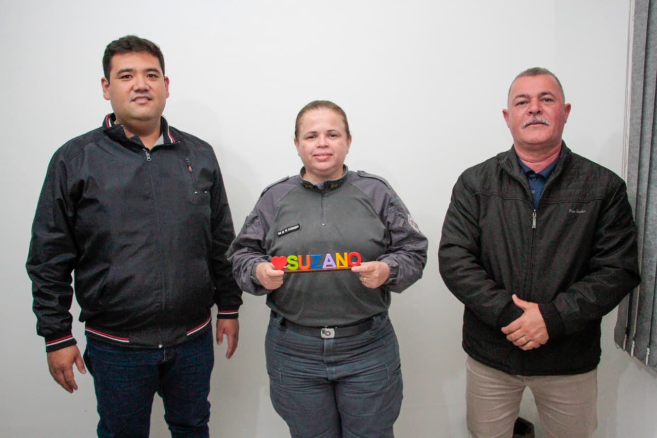 Prefeito de Suzano se reúne com nova comandante do 32º Batalhão da Polícia Militar