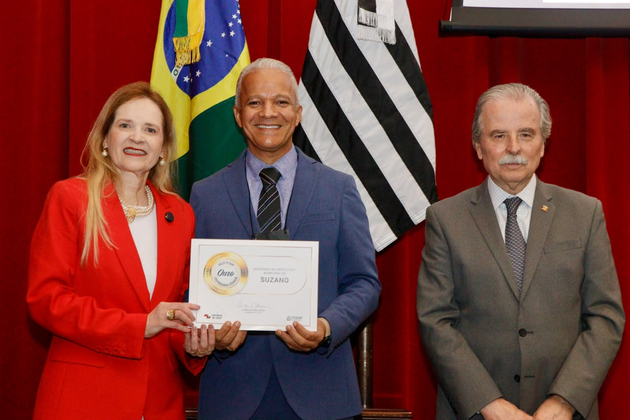 Ouvidoria de Suzano recebe “Selo Ouro” do Tribunal de Contas do Estado